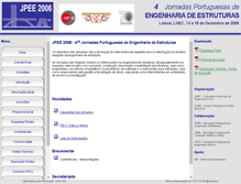 Tablet Screenshot of jpee2006.lnec.pt