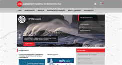 Desktop Screenshot of lnec.pt