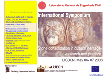Tablet Screenshot of eu-artech.lnec.pt